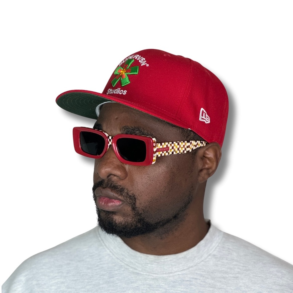 Supervsn Studios Red Snapback Hat - image 3